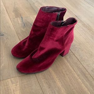 Velvet Booties